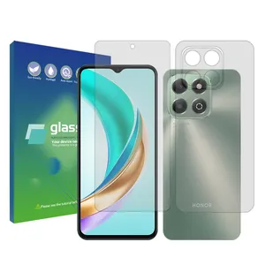 Glass Pro Resistant model transparent screen protector suitable for the Honor X6b mobile phone along with the back of the phone protector