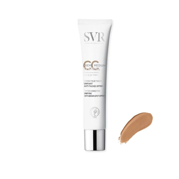 کرم ضد آفتاب رنگی اس وی آر SPF 50 مدل Clairial CC ‌شماره 2 مناسب انواع پوست‌ حجم 40 میلی‌لیتر
