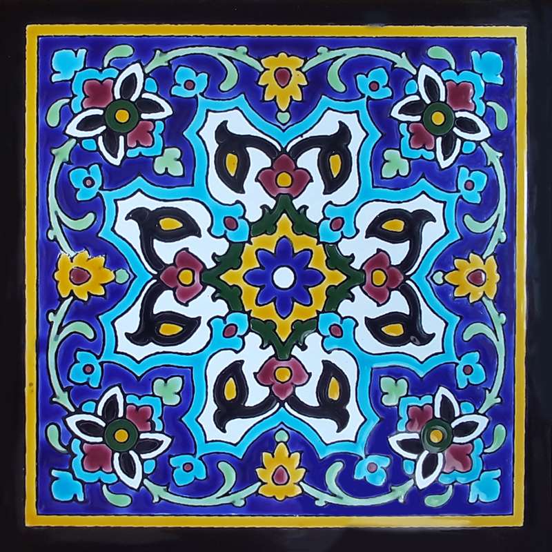 تابلو ویترای طرح کاشی کد 01
