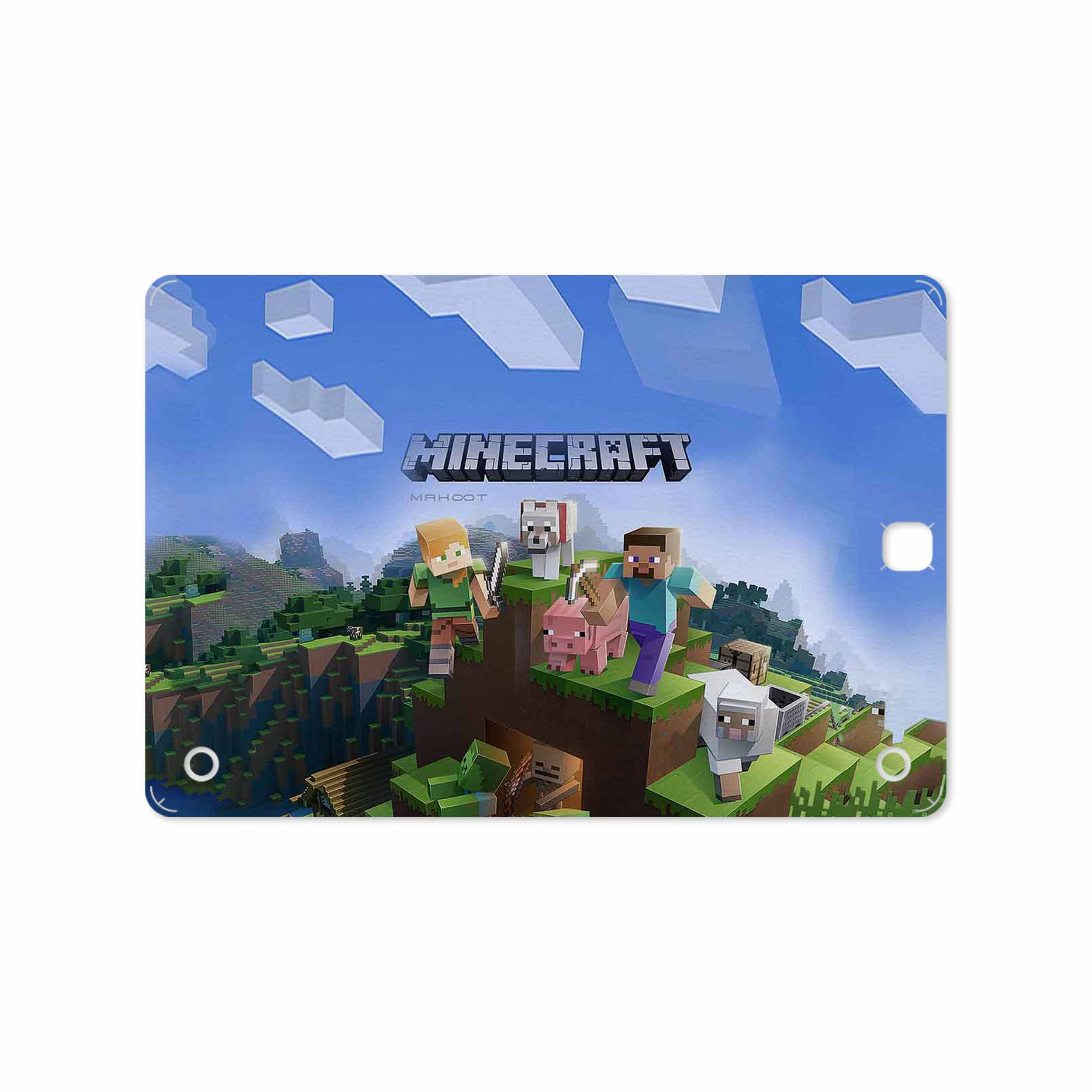 برچسب پوششی ماهوت مدل Minecraft-Game مناسب برای تبلت سامسونگ Galaxy Tab A 9.7 2015 T555