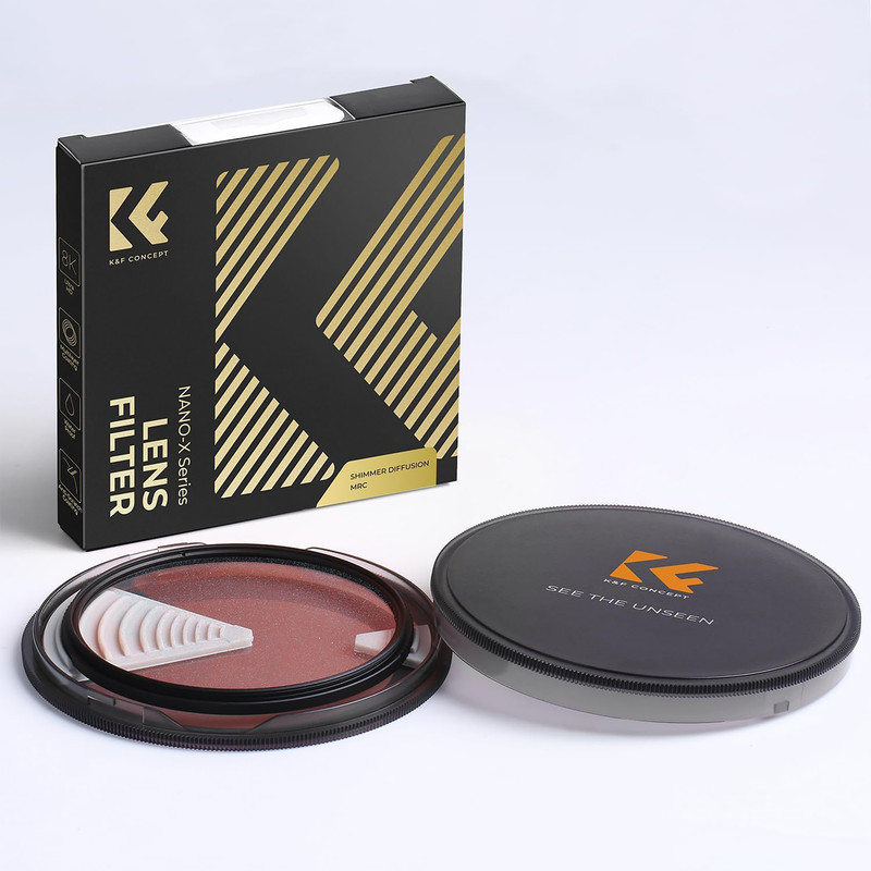 فیلتر لنز کی اند اف مدل SHIMMER DIFFUSION MRC NANO-X - 77MM