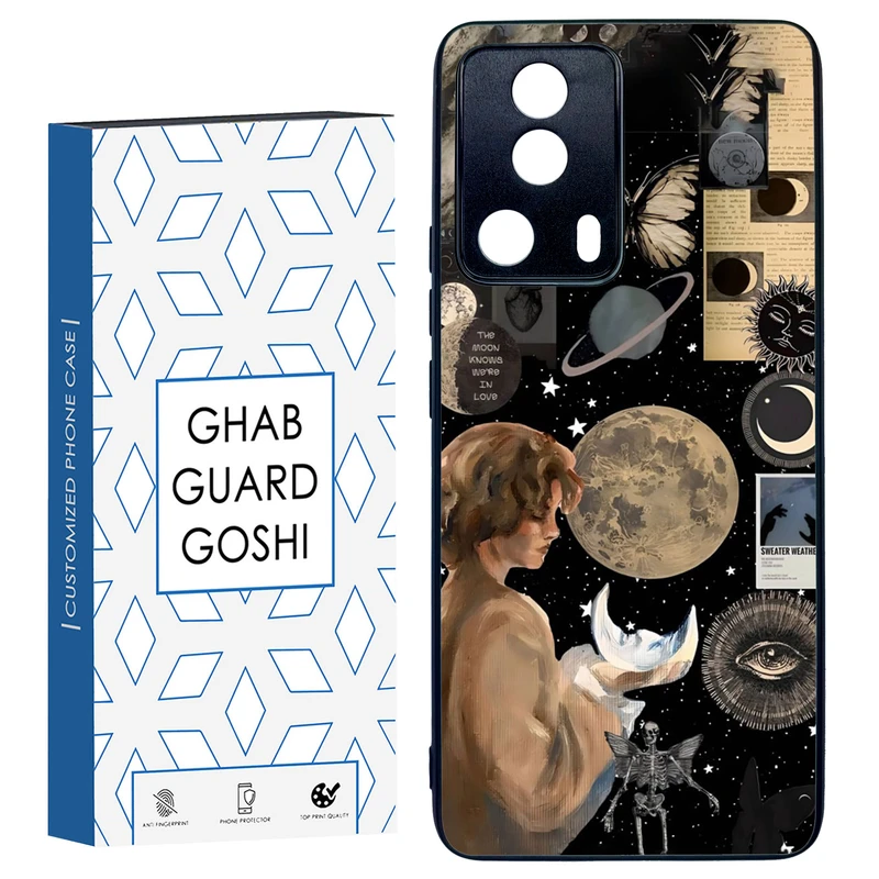 کاور قاب گارد گوشی طرح ماه کد TPU-059 مناسب برای گوشی موبایل شیائومی Mi 13 Lite