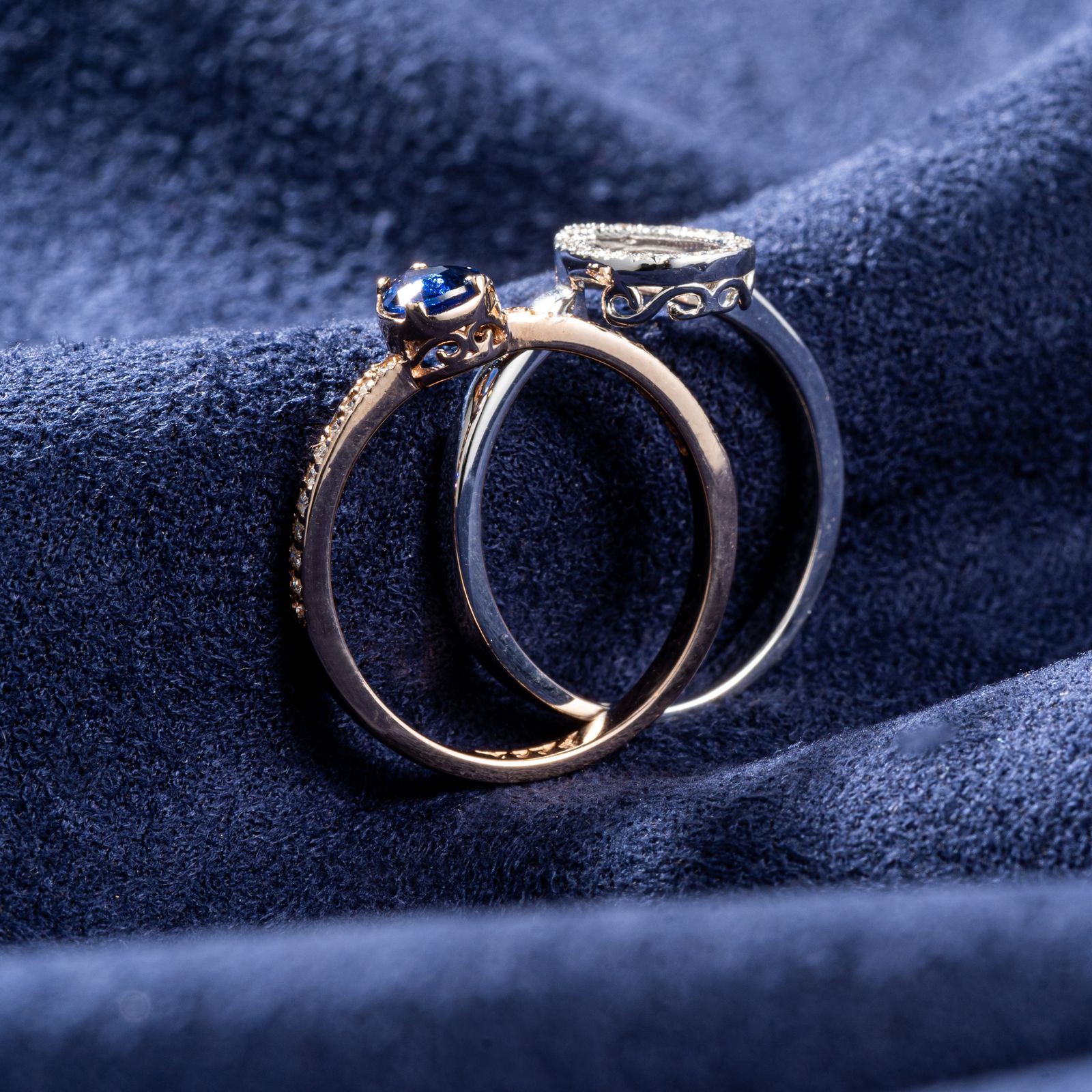 انگشتر طلا 18 عیار زنانه جواهری سون مدل 2885 -  - 5