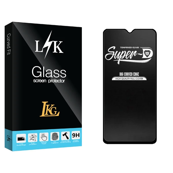 محافظ صفحه نمایش شیشه ای ال کا جی مدل LK Glass Super-D مناسب برای گوشی موبایل سامسونگ GALAXY A20s