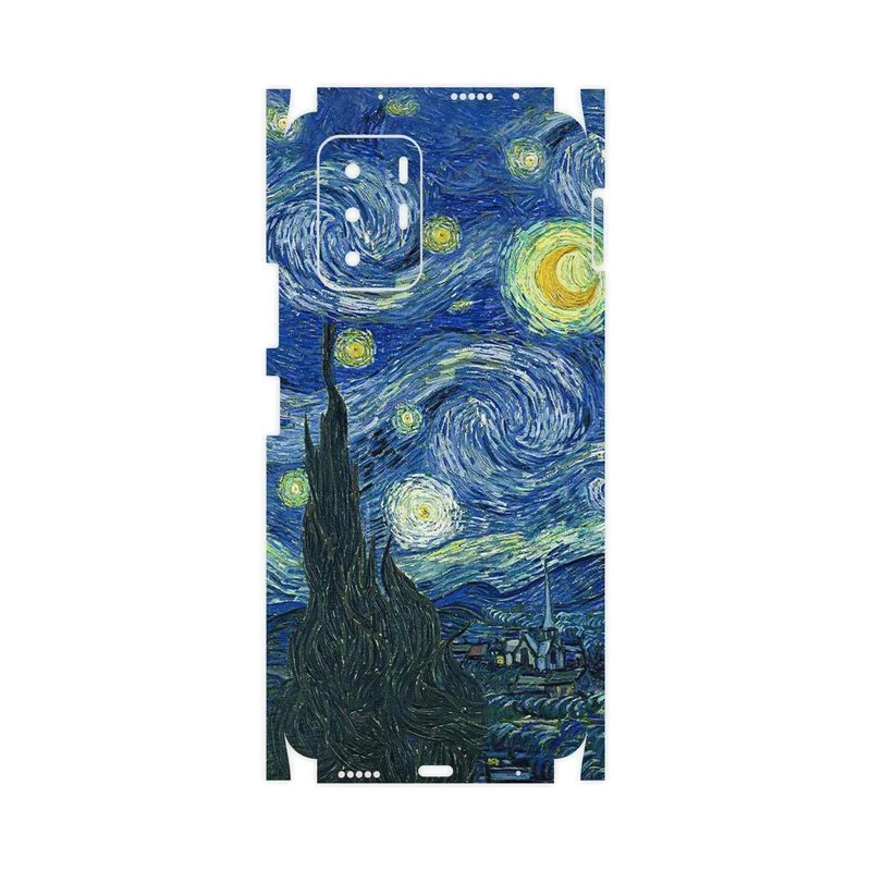 برچسب پوششی ماهوت مدل The Starry Night of van Gogh-FullSkin مناسب برای گوشی موبایل شیائومی Redmi Note 10 Pro (China)