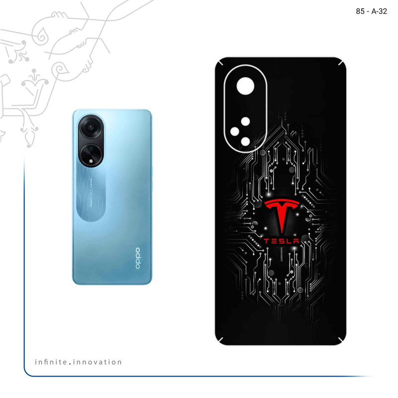 برچسب پوششی ماهوت مدل TESLA مناسب برای گوشی موبایل اپو A98