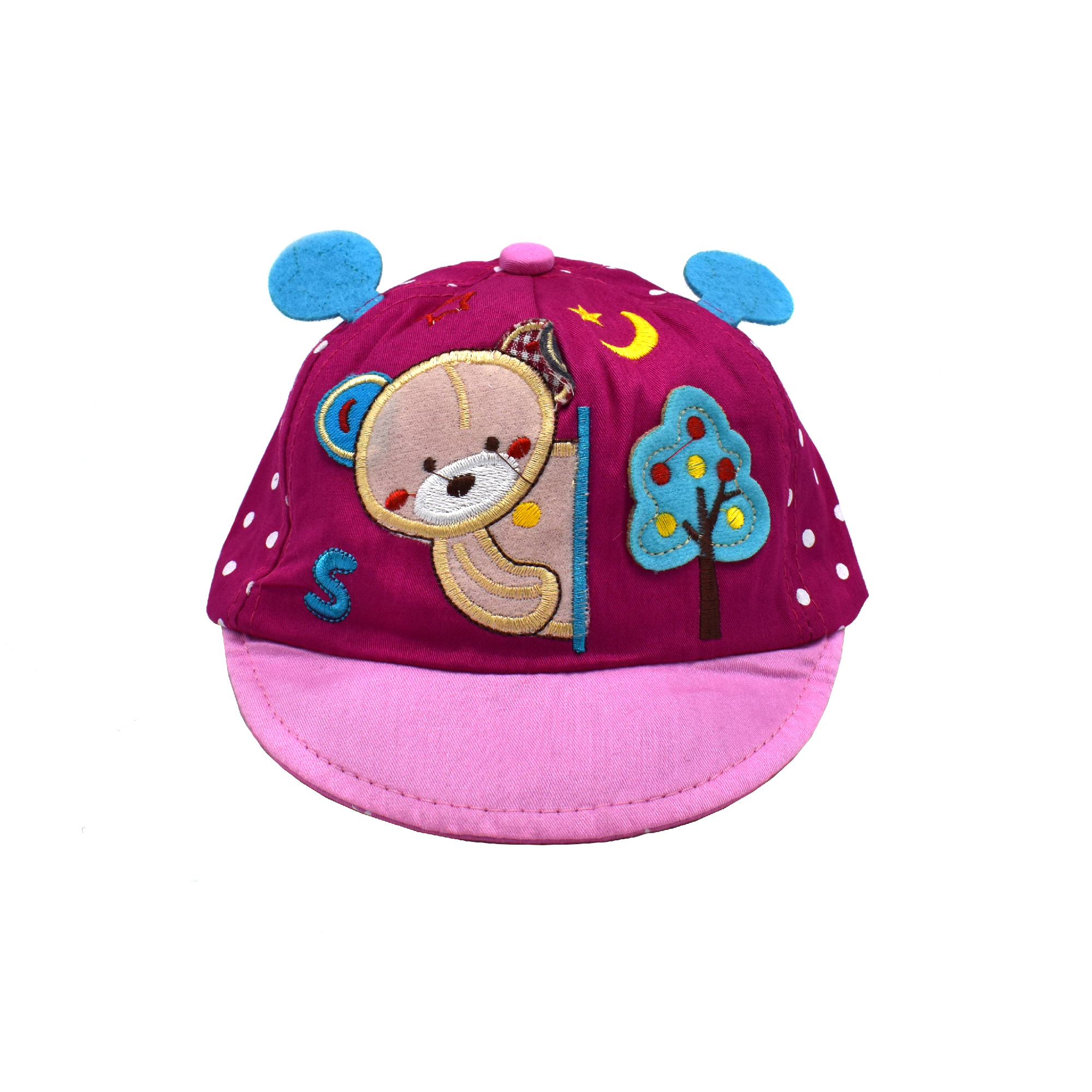 کلاه کپ نوزادی مدل خرس