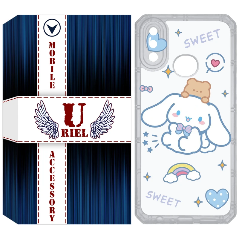 کاور یوریل مدل Clear کد 24 طرح خرگوش بامزه مناسب برای گوشی موبایل سامسونگ Galaxy A10S / M10S