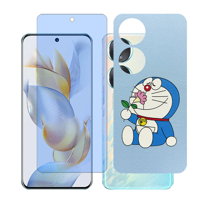 محافظ صفحه نمایش آنتی بلو گلس مدل Together مناسب برای گوشی موبایل آنر 90 به همراه برچسب پوششی پشت گوشی