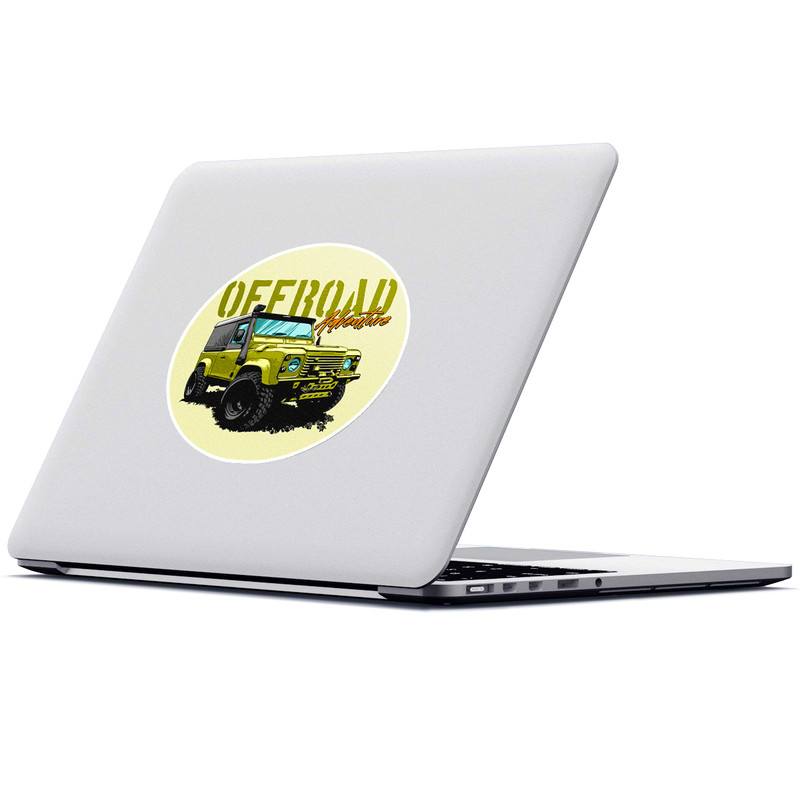 استیکر لپ تاپ ماسا دیزاین طرح OFF ROAD مدل STK945
