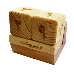 تقویم رومیزی مدل چوبی رزا
