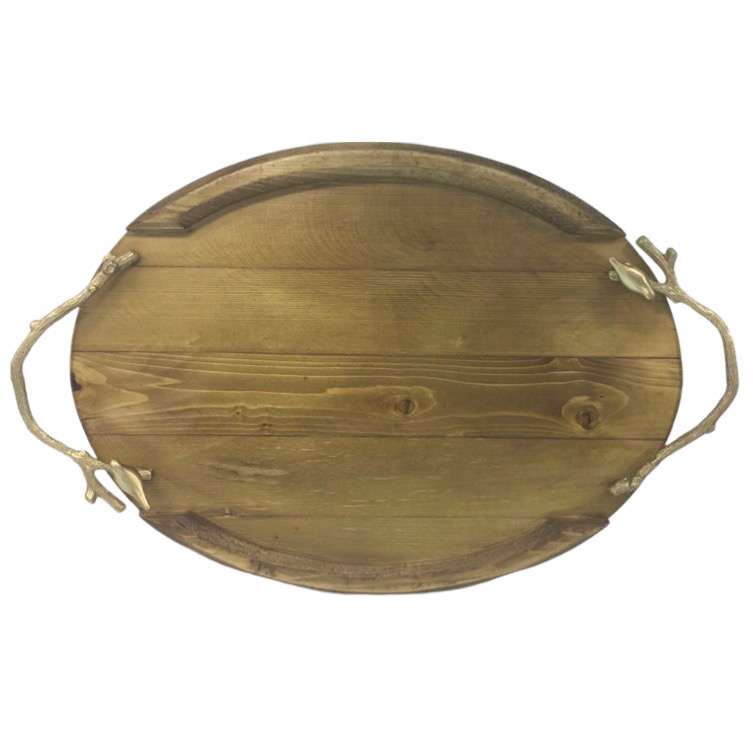 سینی مدل بیضی طرح گنجشک کد BKG