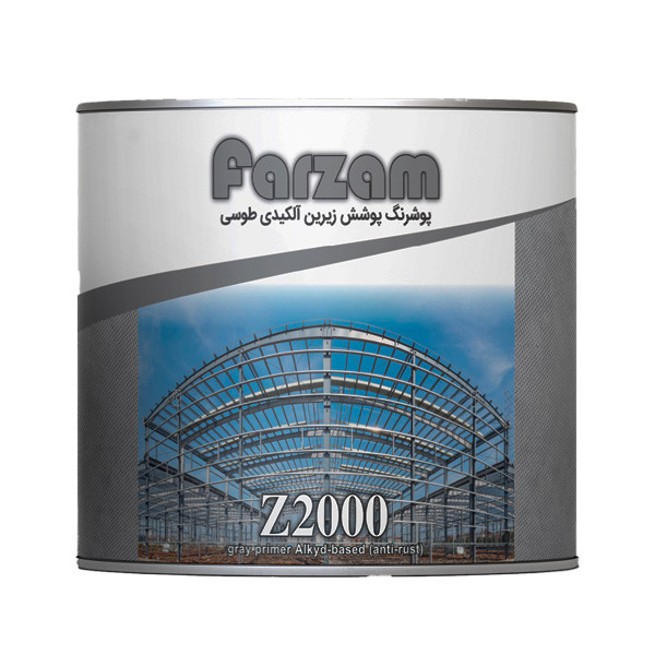  ضد زنگ طوسی فرزام کد 610 حجم 1.300 لیتر 