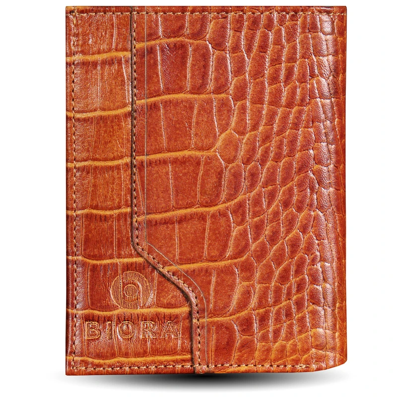 کیف پول مردانه بیورا مدل چرم طبیعی کروکودیلی کد kpk31
