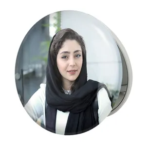 آینه جیبی خندالو طرح هستی مهدوی مدل تاشو کد 6260 