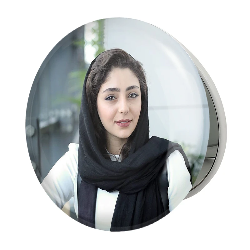 آینه جیبی خندالو طرح هستی مهدوی مدل تاشو کد 6260 