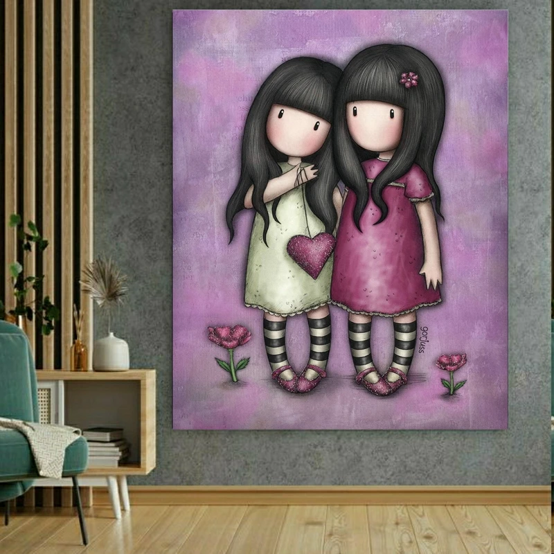 تابلو بوم طرح فانتزی عروسکی کد FP104520