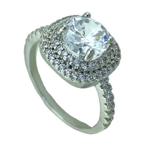انگشتر زنانه ژوپینگ مدل تک نگین کد R4244
