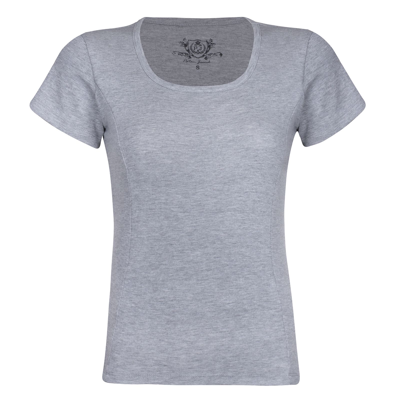 تی شرت آستین کوتاه زنانه پاتن جامه مدل فیانگو 131631020123440 رنگ طوسی -  - 1