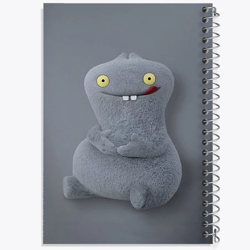 دفتر ژورنال نویسی 50 برگ خندالو مدل نقطه ای طرح هیولای کیوت کد N2673