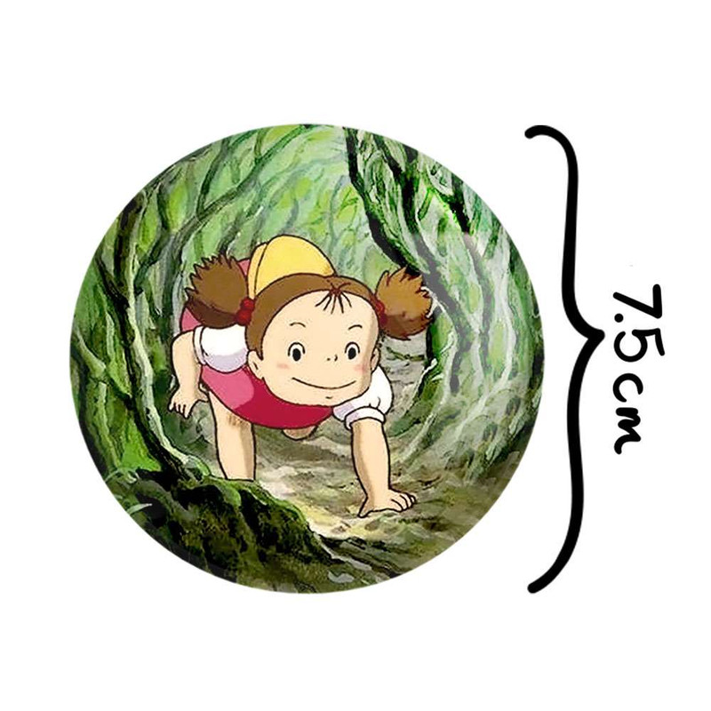 آینه جیبی خندالو طرح انیمه توتورو Totoro  کد 4543