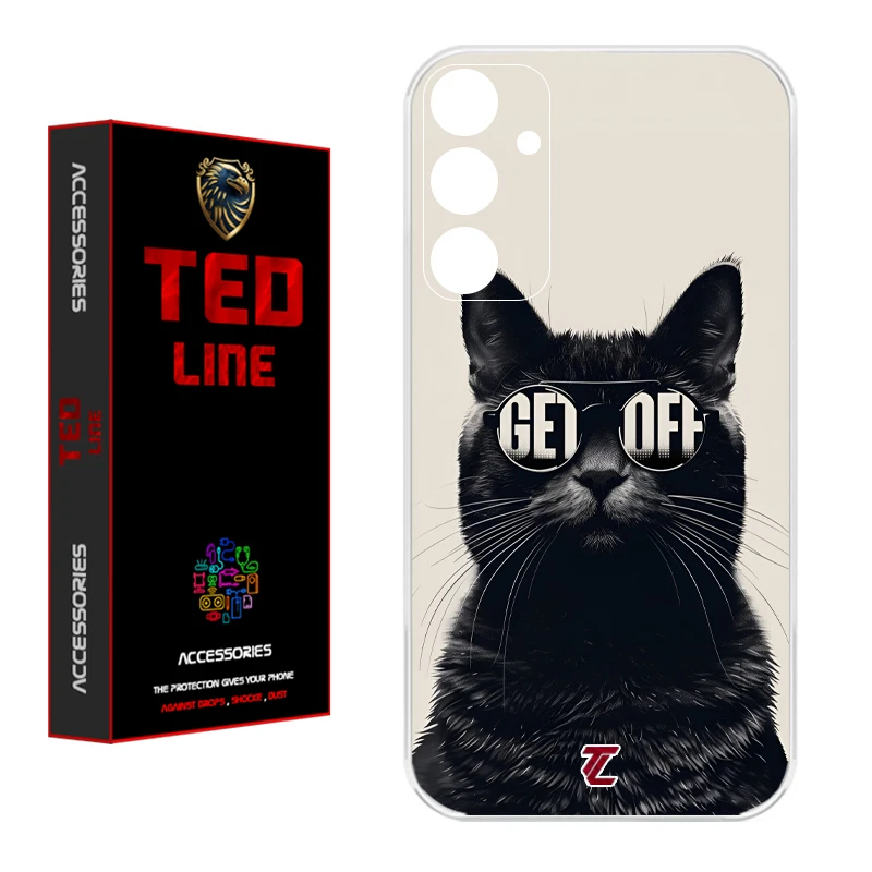 کاور تدلاین طرح گربه کد 1175 مناسب برای گوشی موبایل سامسونگ Galaxy A15