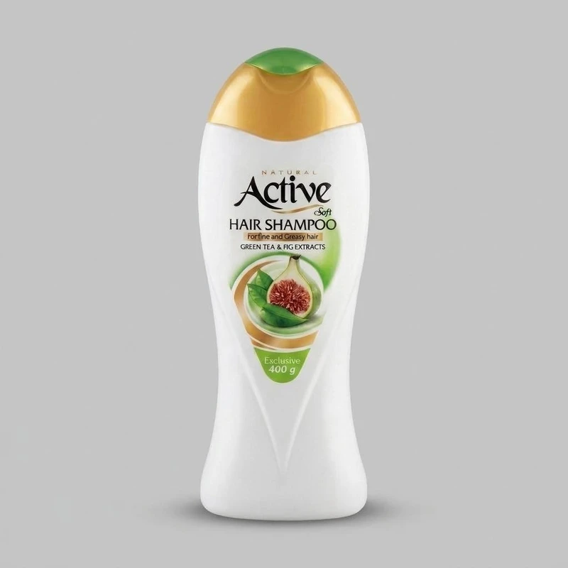 شامپو مو اکتیو مدل Fig Extract حجم 400 میلی‌لیتر، حاوی عصاره انجیر، مناسب موهای چرب و نازک، تنظیم غدد چربی، جلوگیری از ریزش مو، رفع التهاب و خارش پوست سر، براق‌کننده و حجیم‌کننده مو