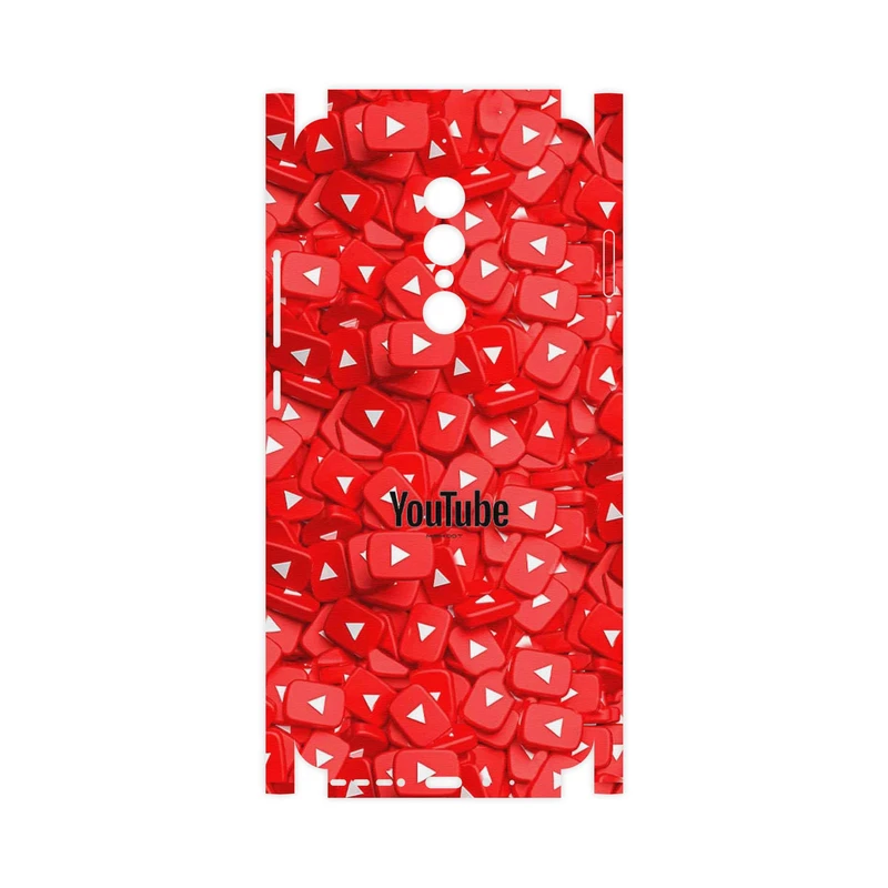 برچسب پوششی ماهوت مدل Youtube-FullSkin مناسب برای گوشی موبایل جی ال ایکس Shahin