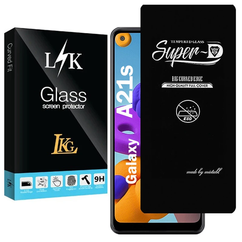 محافظ صفحه نمایش شیشه ای ال کا جی مدل SupD-Lk مناسب برای گوشی موبایل سامسونگ Galaxy A21s