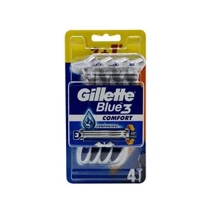 خودتراش ژیلت مدل blue3 comfort بسته 4 عددی