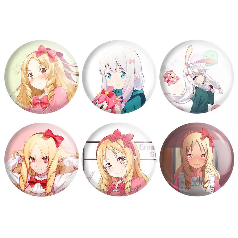 مگنت خندالو طرح انیمه ارومانگا سنسی Eromanga Sensei کد 1391A مجموعه 6 عددی