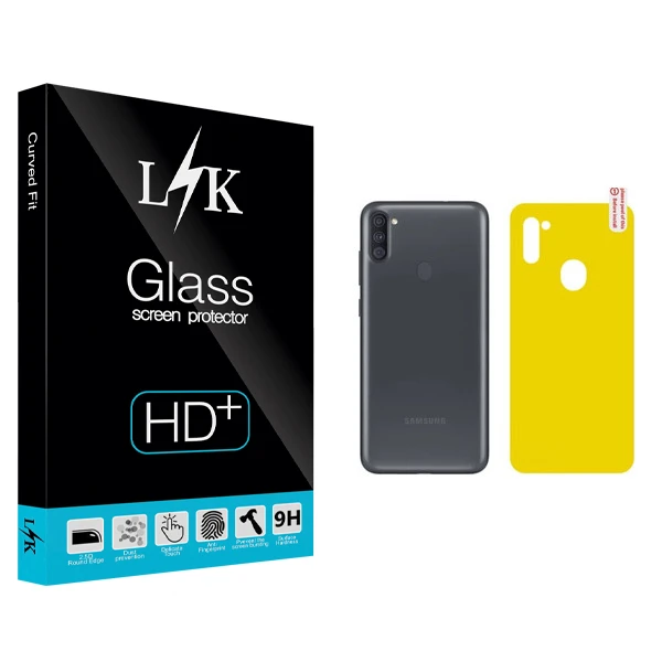 محافظ پشت گوشی ال کی مدل Hard glass مناسب برای گوشی موبایل سامسونگ Galaxy A11