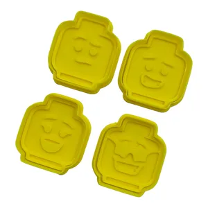 کاتر شیرینی و بیسکوییت مدل لگو مجموعه 4 عددی