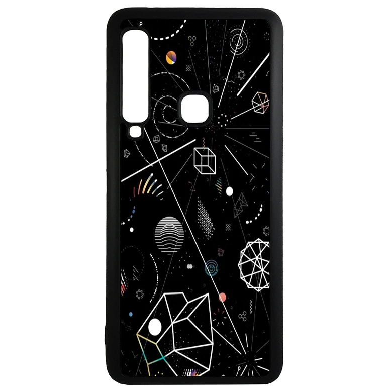 کاور طرح اشکال هندسی مناسب برای گوشی موبایل سامسونگ galaxy a9 2018