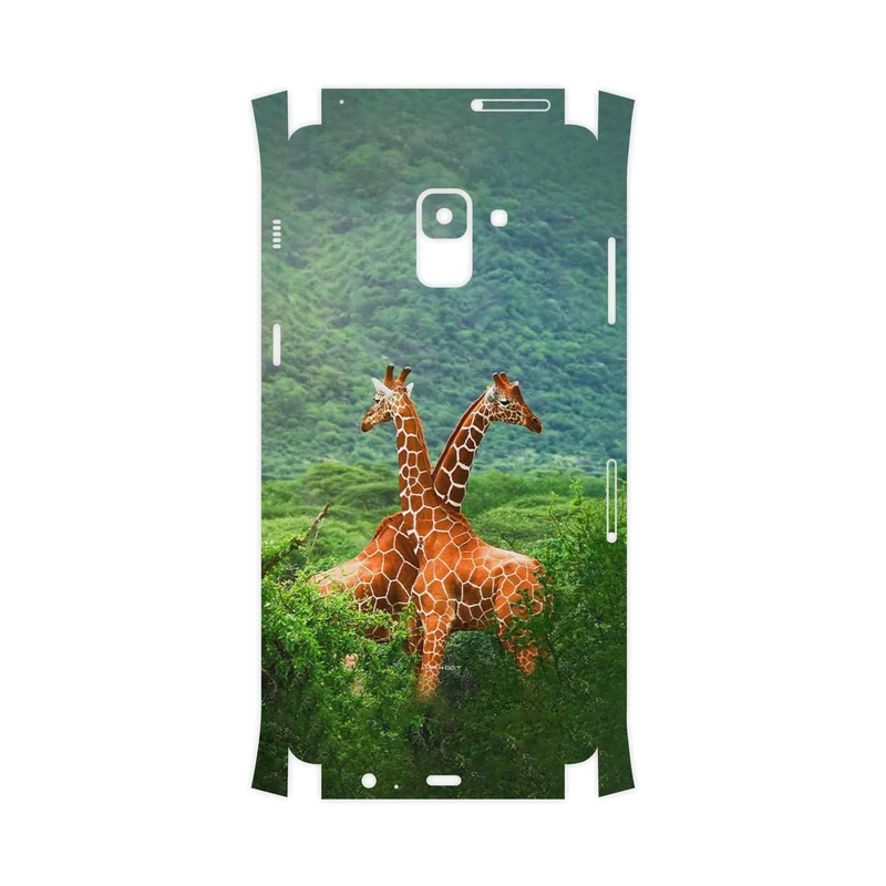 برچسب پوششی ماهوت مدل Giraffe-FullSkin مناسب برای گوشی موبایل سامسونگ Galaxy A8 Plus 2018