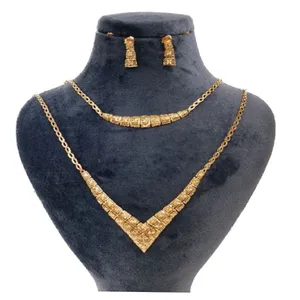 نیم ست طلا 18 عیار زنانه گالری یارطلا مدل تراش ملانیا کد SR158-G