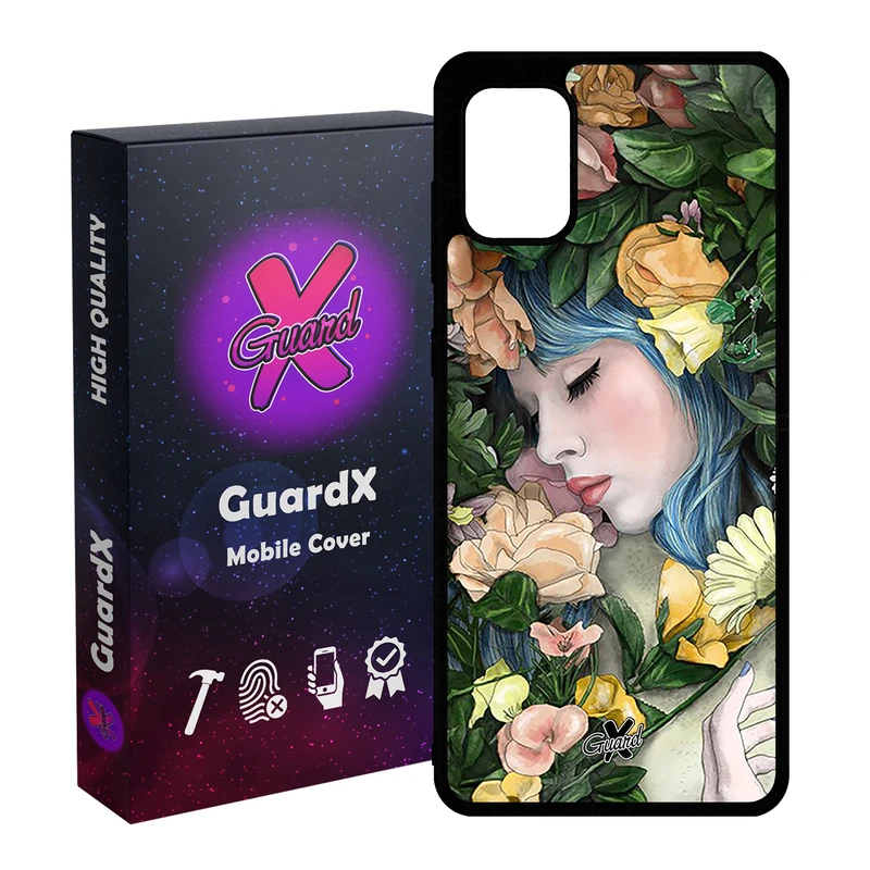 کاور گارد ایکس طرح دختر مدل Glass10304 مناسب برای گوشی موبایل سامسونگ Galaxy A31