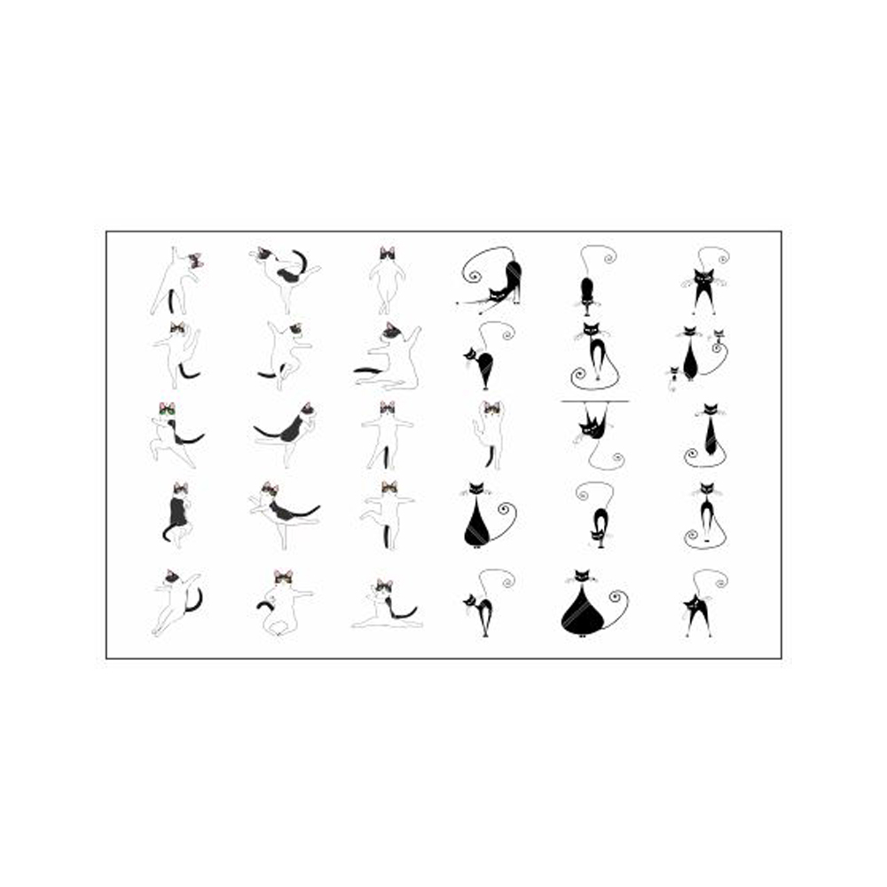 برچسب لنز ناخن مدل BLN4601