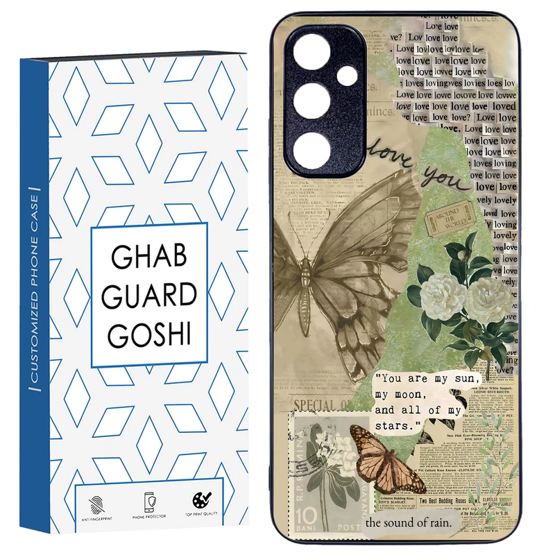 کاور قاب گارد گوشی طرح پروانه کد TPU-162 مناسب برای گوشی موبایل سامسونگ Galaxy A05S