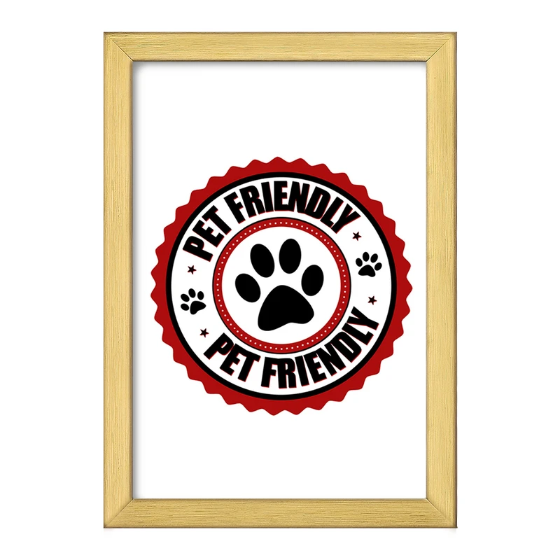 تابلو خندالو طرح حمایت از حیوانات کد 27365