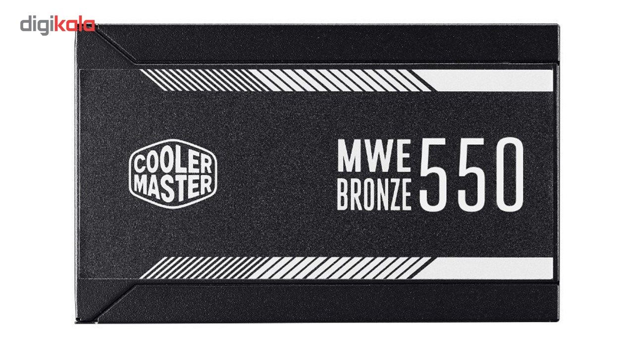 منبع تغذیه کامپیوتر کولر مستر مدل MWE Bronze 550 main 1 7