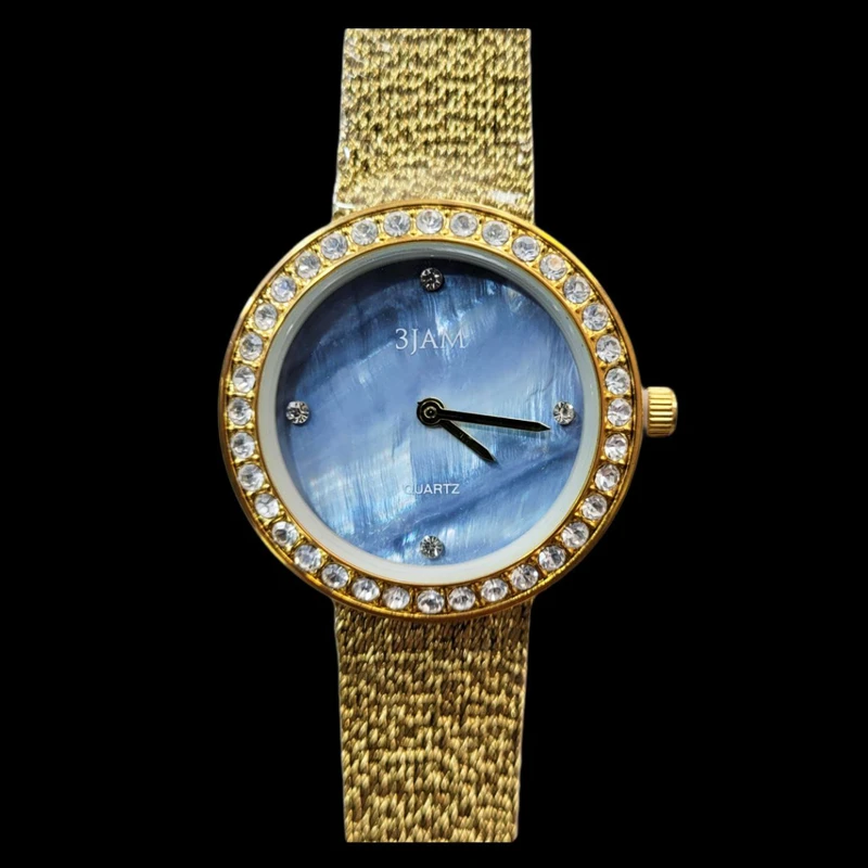 ساعت مچی عقربه ای زنانه مدل دورنگین 02