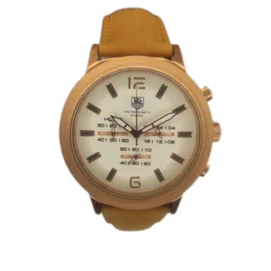 ساعت مچی عقربه‌ای مردانه تگ هویر مدل سه موتوره بند چیر