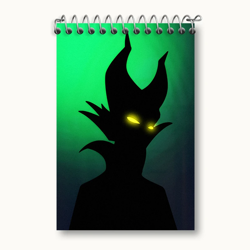 دفتر یادداشت 50 برگ خندالو طرح مالفیسنت (Maleficent) کد N3461