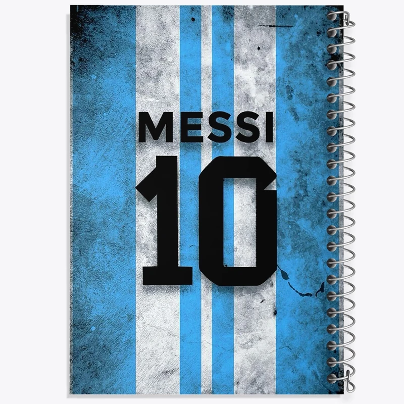 دفتر شطرنجی 50 برگ خندالو مدل لیونل مسی کد F1877