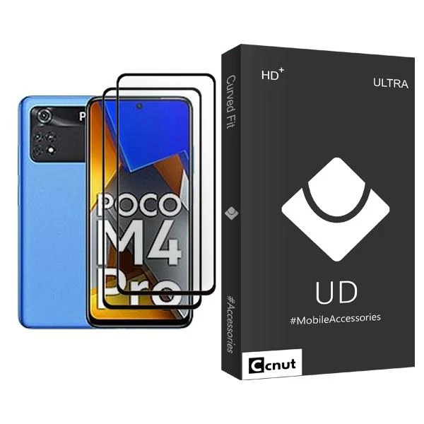 محافظ صفحه نمایش کوکونات مدل UDB Ultra MIX002 مناسب برای گوشی موبایل شیائومی Poco M4 Pro بسته دو عددی
