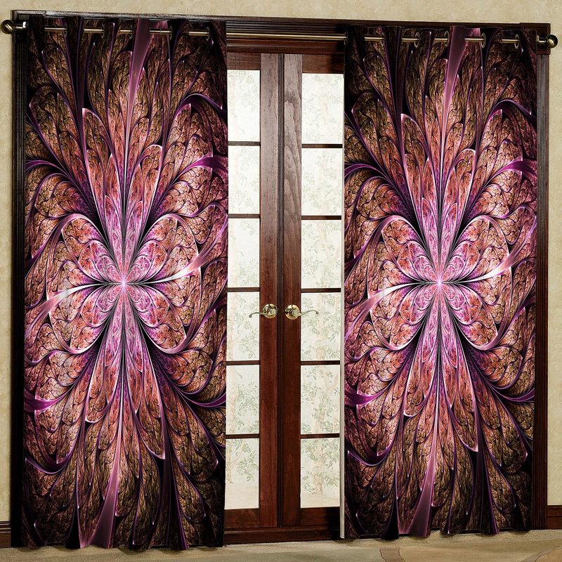 پرده مدل مخمل پانچی کد 4682 سایز 200x140 سانتی متر