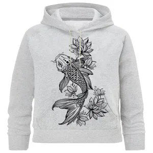 هودی دخترانه مدل M 214 ماهی