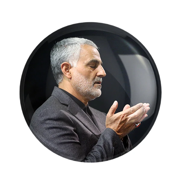 مگنت خندالو طرح سردار قاسم سلیمانی کد 12605