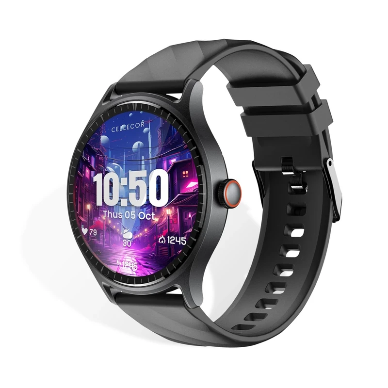 ساعت هوشمند 44 میلی متری گرین لاین مدل MOR LUNAR SMART بند سیلیکون